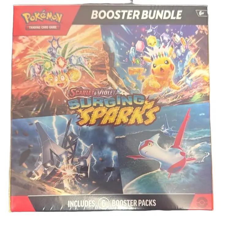 Pokemon Surging Sparks Booster Bundle 6 Packs - Includes 6 Booster Packs for Collectors and Players